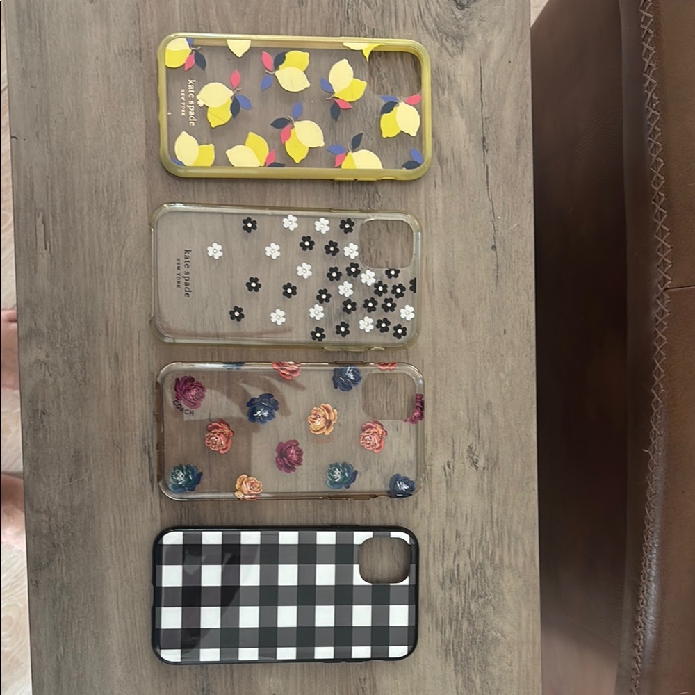 kate spade Lemon, Floral, and Checkered Phone Case Collection iPhoneX